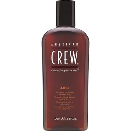 American Crew Haarverzorging & lichaamsverzorging 3-in-1 Shampoo, Conditioner and Body Wash Shampoo Heren 100 ml