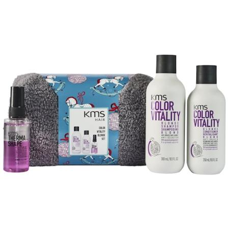 KMS Colorvitality Blonde Mini X-Mas Set 2025 Shampoo voor gekleurd haar Dames