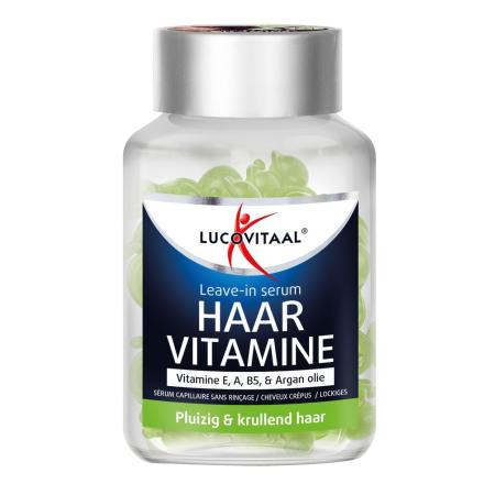 Lucovitaal Haarvitamine Leave-in Serum Pluizig & Krullend Haar Capsules