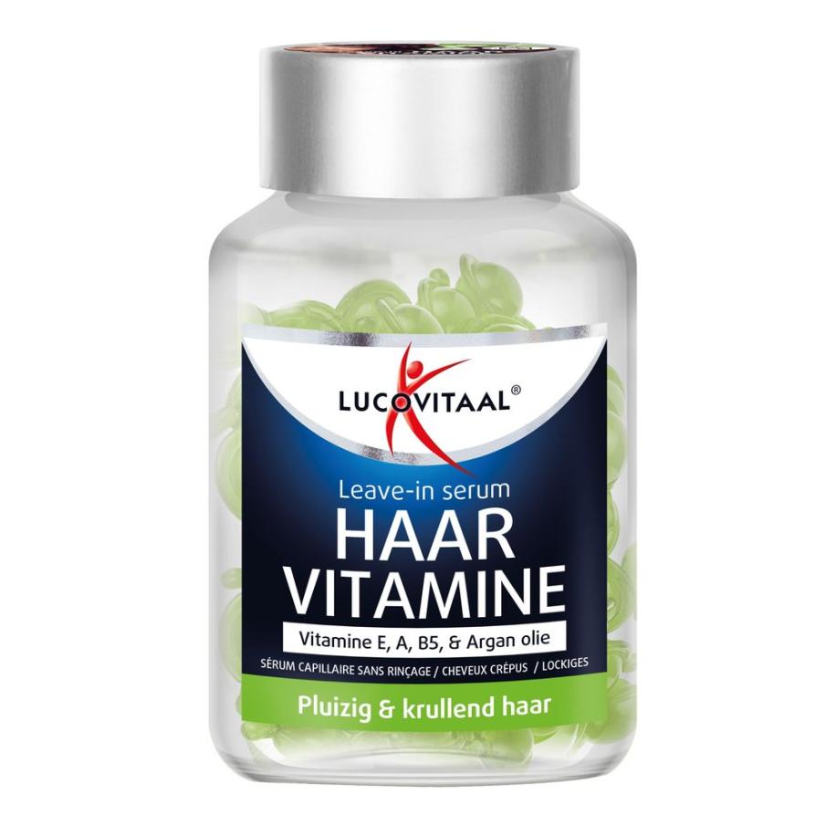 Lucovitaal Haarvitamine Leave-in Serum Pluizig & Krullend Haar Capsules