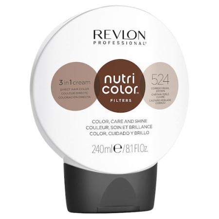 Revlon Professional Nutri Color Filters 524 Coppery Pearl Brown Haarkleuring Dames 240 ml