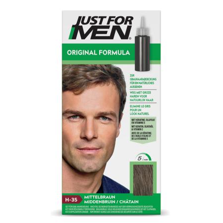 Just For Men Original Formula Haarkleuring - H35 Middenbruin