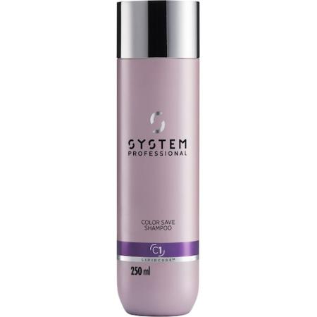 System Professional Lipid Code Color Save Shampoo C1 voor gekleurd haar Dames 250 ml