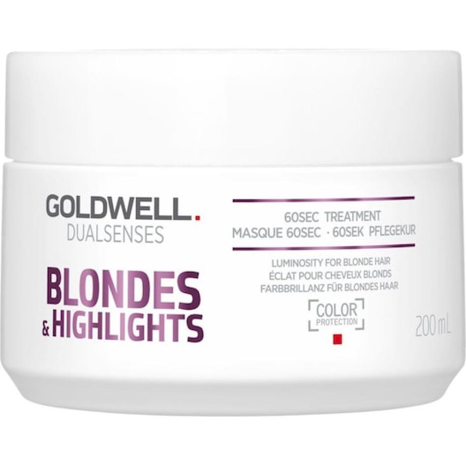 Goldwell Blondes & Highlights 60 Sec. Treatment Haarmaskers Dames 500 ml