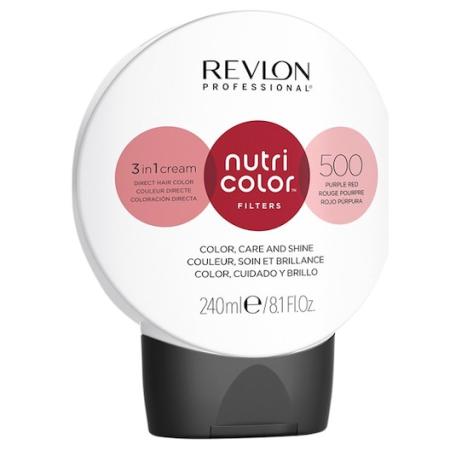 Revlon Professional Nutri Color Filters 500 Purple Red Haarmaskers Dames 240 ml
