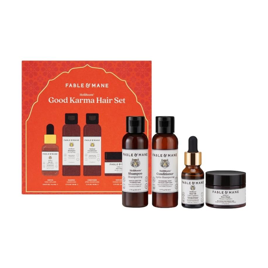 Fable & Mane HoliRoots Cadeauset Haarverzorgingsset Unisex