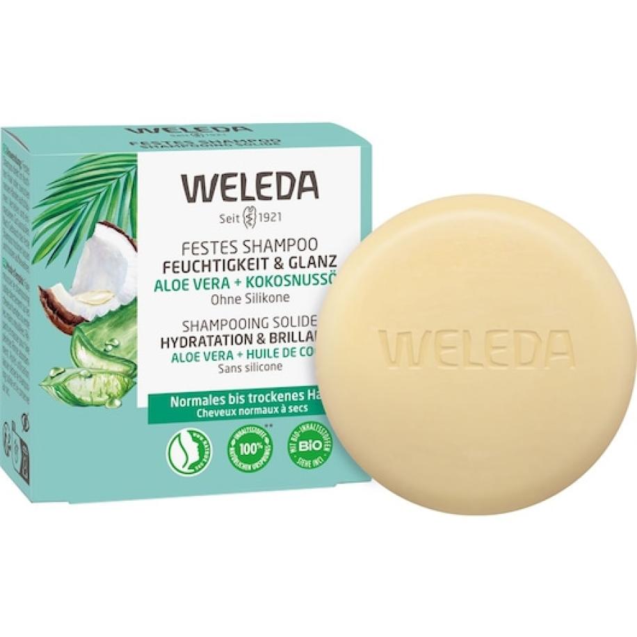 Weleda Shampoo Hydraterende & glanzende vaste shampoo Unisex 50 g