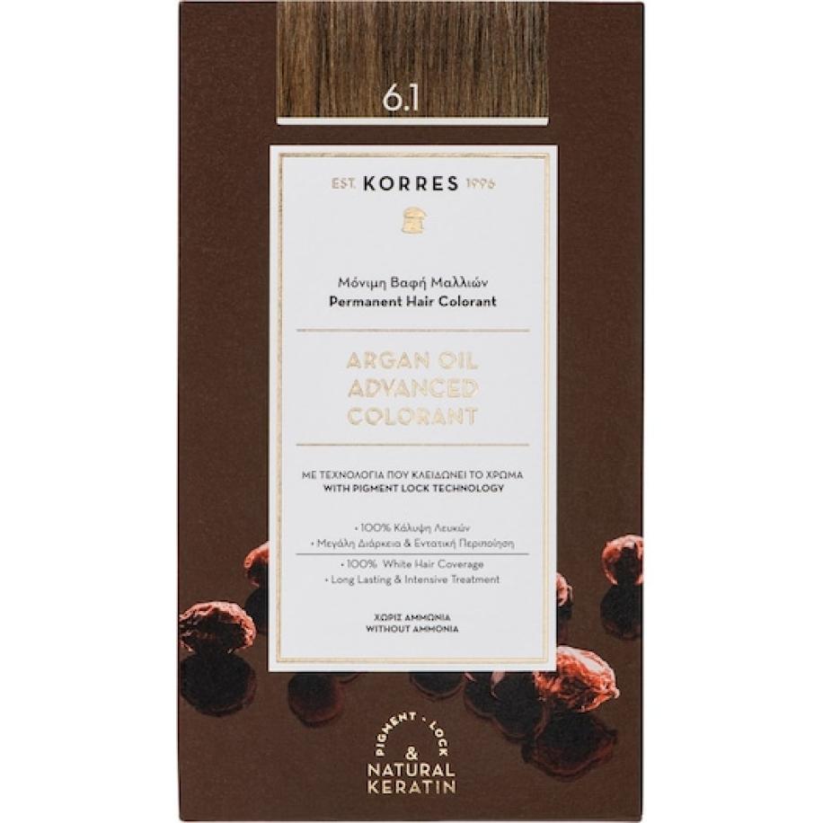 Korres Arganolie - Kleuring en verzorging Permanent Hair Colorant Haarkleuring Dames 145 ml