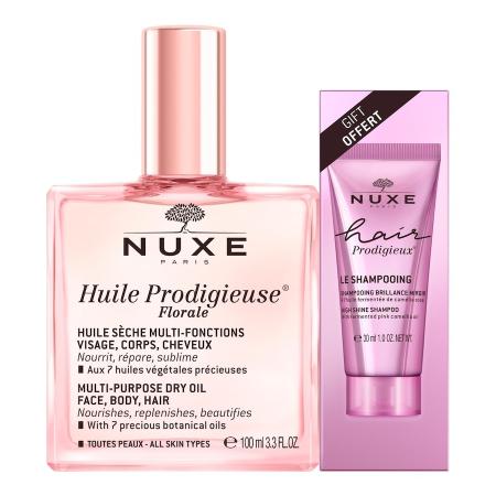 NUXE Hair Prodigieux® Shampoo & Huile Prodigieuse® Florale