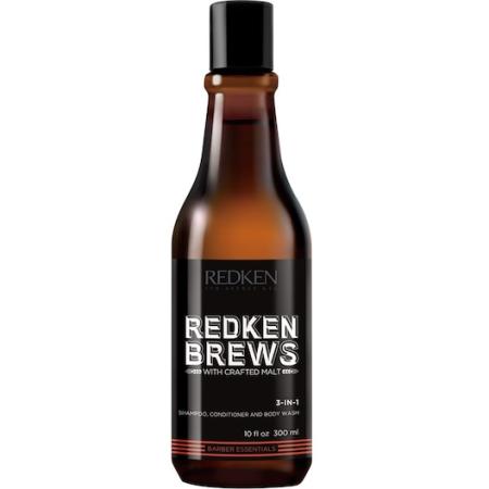 Redken Brews 3-in-1 Shampoo, Conditioner and Body Wash Shampoo Heren 300 ml