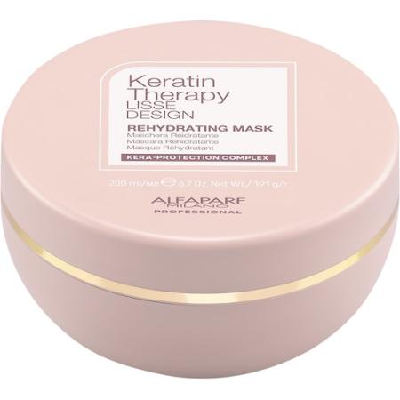 Alfaparf Milano Keratin Therapy Lisse Design Rehydrating Mask Haarmaskers Dames 200 ml
