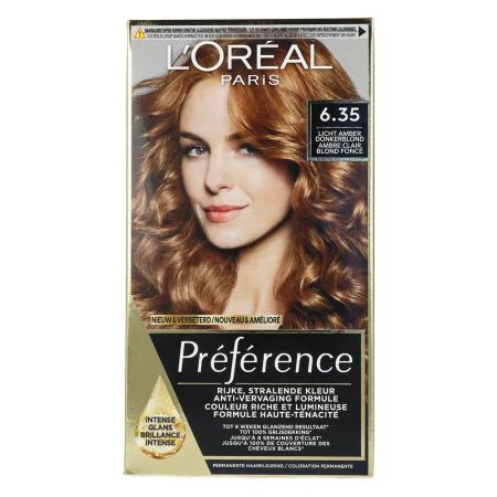 L'Oréal Paris Preference 6.35 Licht Amber Donkerblond