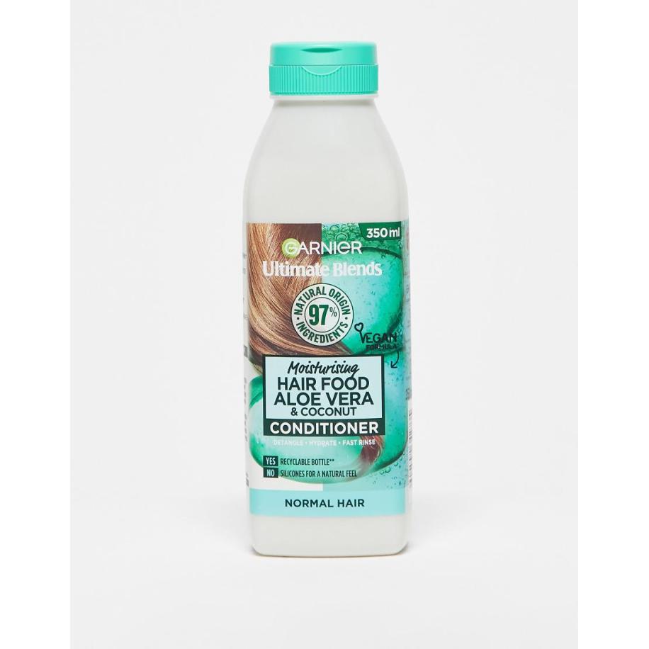 Garnier Ultimate Blends Moisturising Hair Food Aloe Vera Conditioner for Normal Hair Haarconditioner 350 ml-Geen kleur