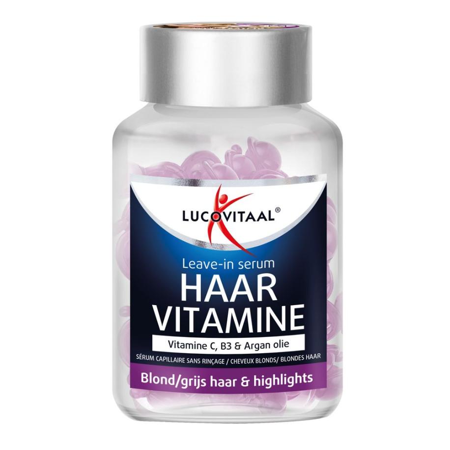 Lucovitaal Haarvitamine Leave-in Serum Blond/Grijs Haar & Highlights Capsules