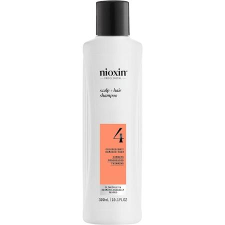 Nioxin Gekleurd, zichtbaar dunner wordend haar Reinigende shampoo Shampoo voor beschadigd Dames 300 ml