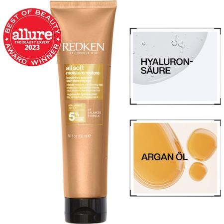 Redken All Soft Leave-In Treatment Haarbehandeling Dames 150 ml