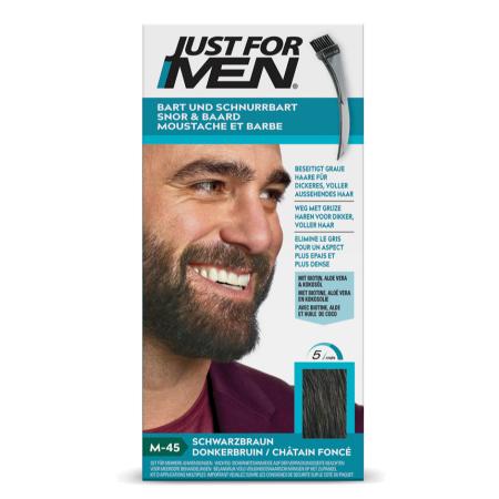 Just For Men Snor & Baard Haarkleuring - M45 Donkerbruin