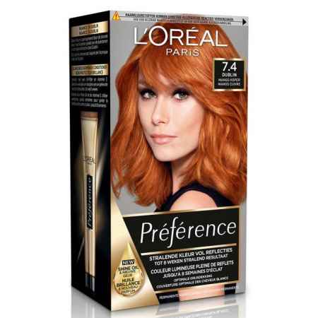 L'Oréal Paris Preference 7.40 Mango Intens Koperblond