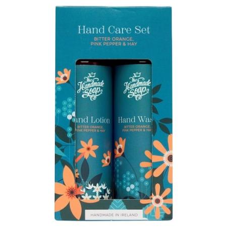 The Handmade Soap Bitter Orange, Pink Pepper & Hay Handzeep en handlotion geschenkset Hand- nagelverzorgingssets Unisex