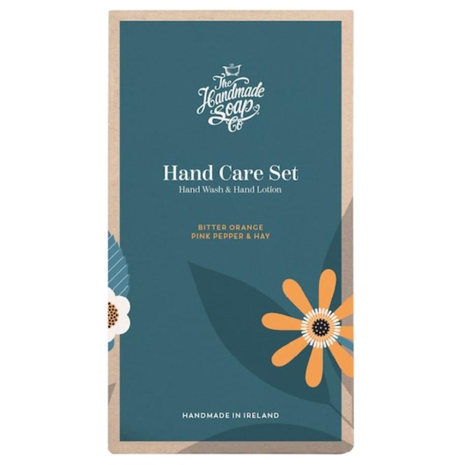 The Handmade Soap Bitter Orange, Pink Pepper & Hay Handzeep en handlotion geschenkset Hand- nagelverzorgingssets Unisex