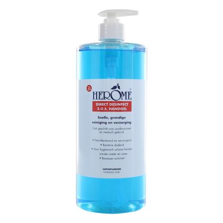 Herome Cosmetics Handverzorging Direct Desinfect Handgel Double Active