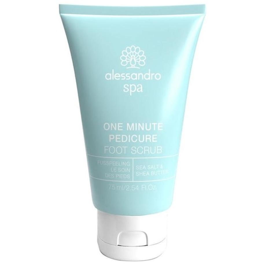 Alessandro Voetverzorging Spa één minuut pedicure voetenscrub Voetscrub Unisex 75 ml