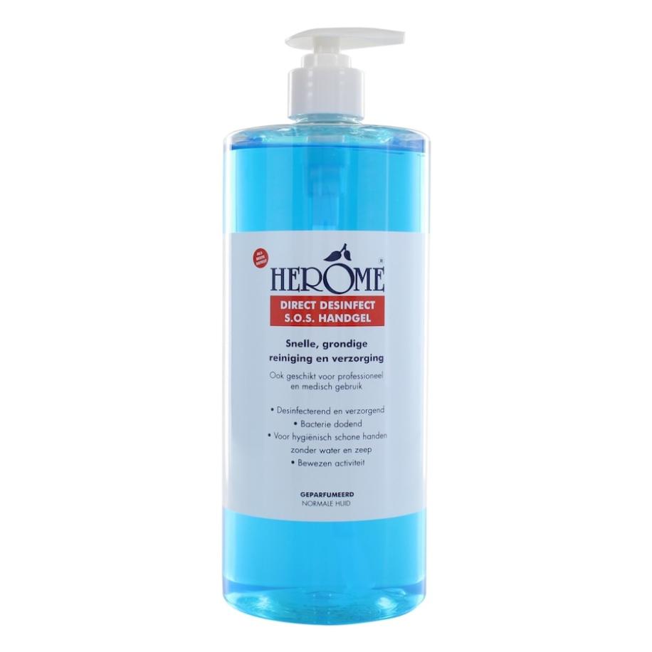 Herome Cosmetics Handverzorging Direct Desinfect Handgel Double Active