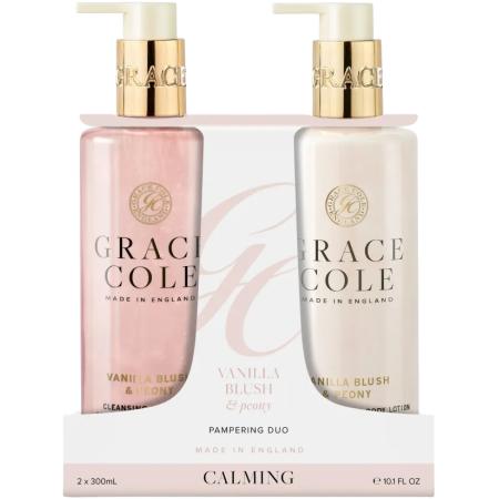 Grace Cole vanilla Blush & Peony Pampering Hand Care Duo
