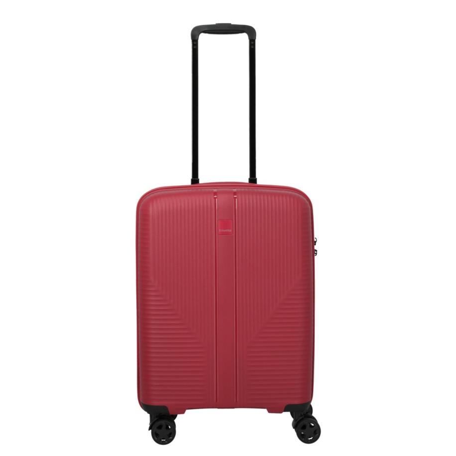 Travelite Air Stripe Spinner Cabin Trolley red Rood
