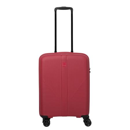 Travelite Air Stripe Spinner Cabin Trolley red