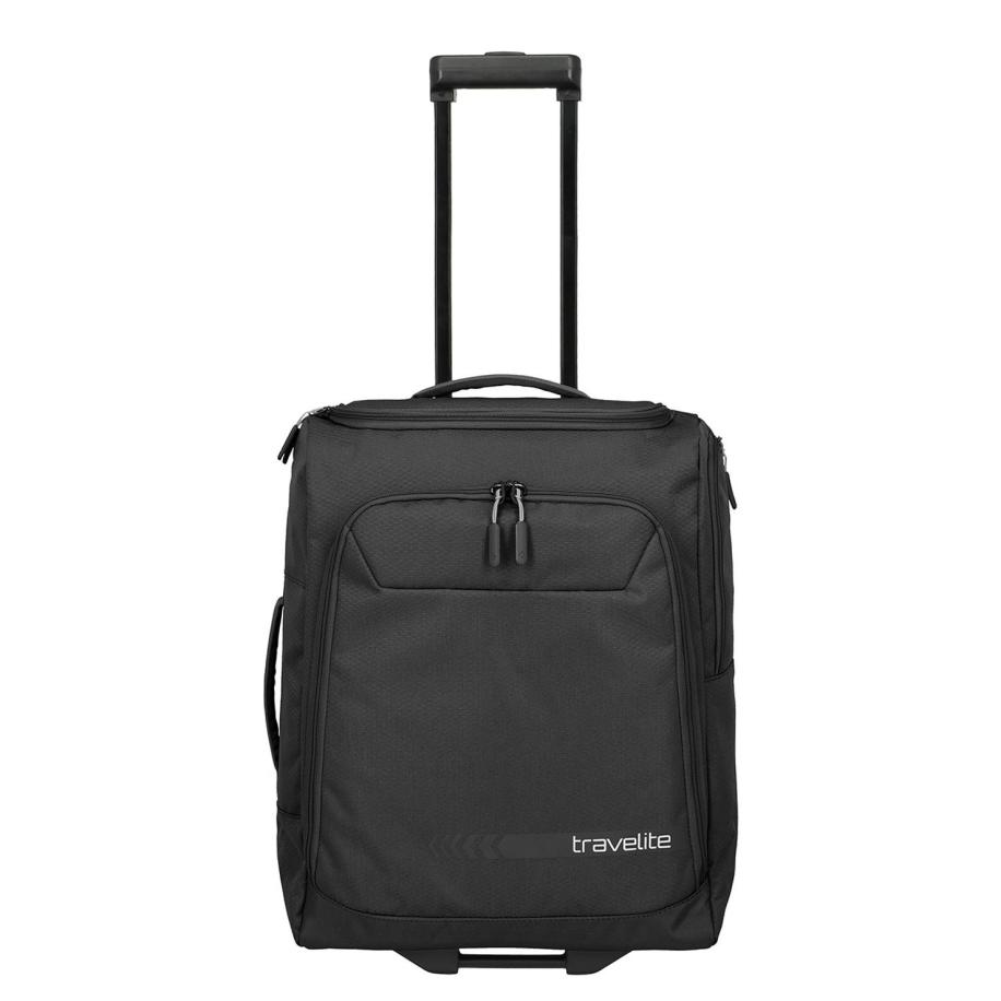 Travelite Kick Off Wheeled Duffle S black Zwart