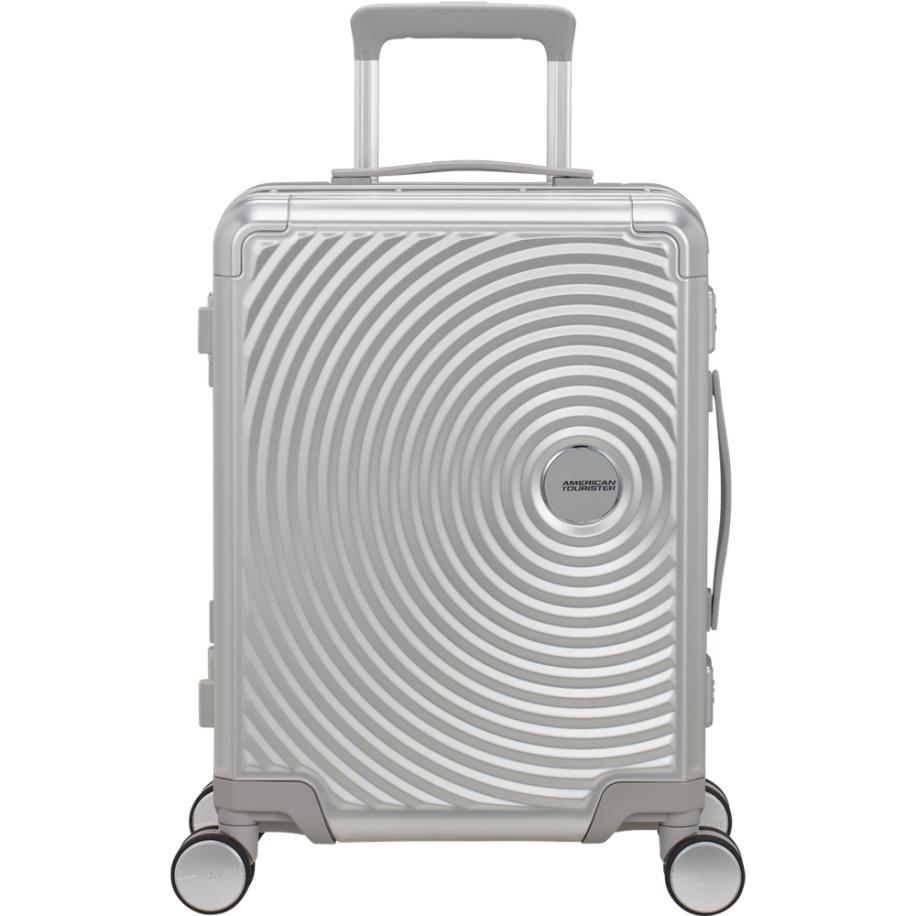 American Tourister Soundbox Alu Handbagage Silver Zilver