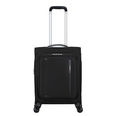 American Tourister Cloudrider Spinner S Expandable TSA jet black