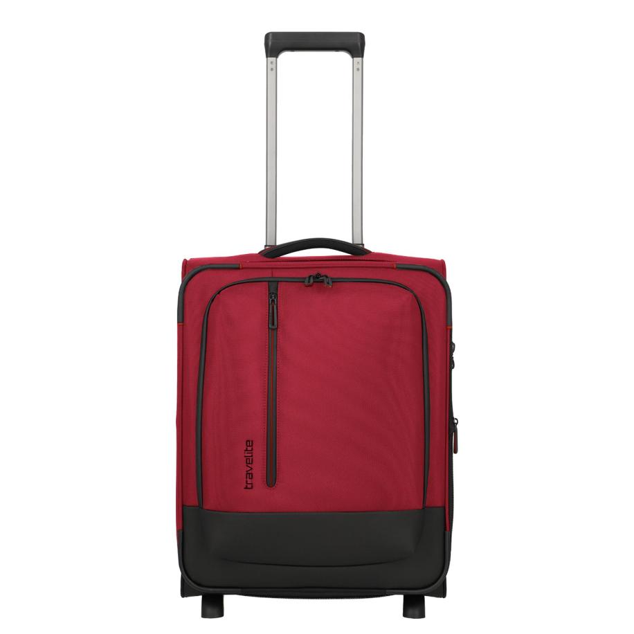 Travelite Crosslite 5.0 2 Wiel Trolley S Expandable red Rood