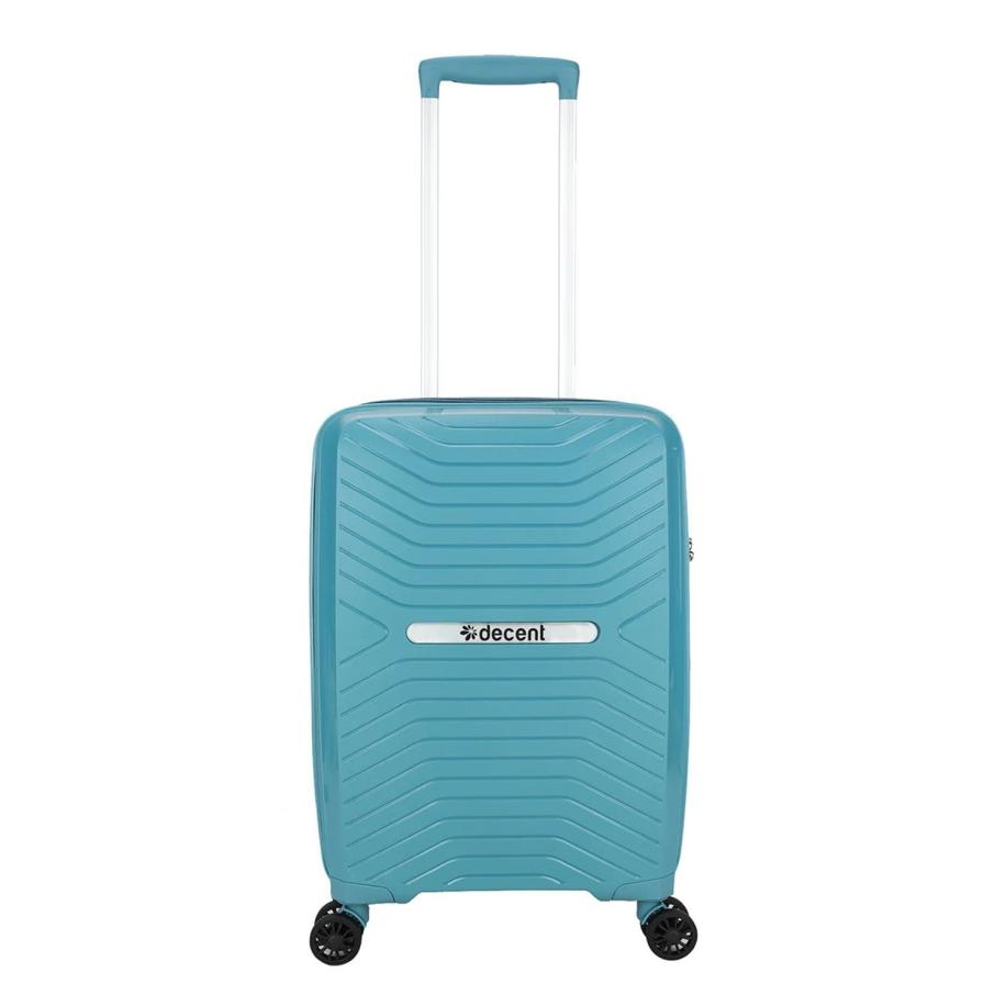 Decent Cross-One Cabin Trolley 55/35 petrol Harde Koffer Blauw