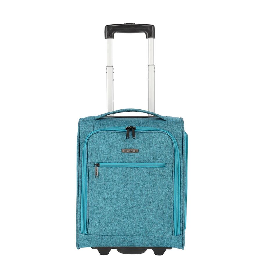 Travelite Cabin 2 Wiel Underseater 43cm petrol Zachte koffer Blauw
