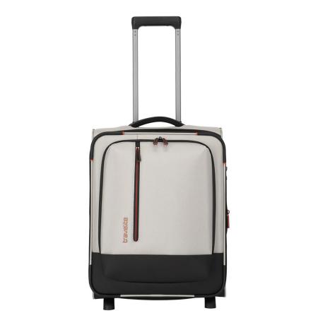 Travelite Crosslite 5.0 2 Wheel Trolley S Expandable white sand