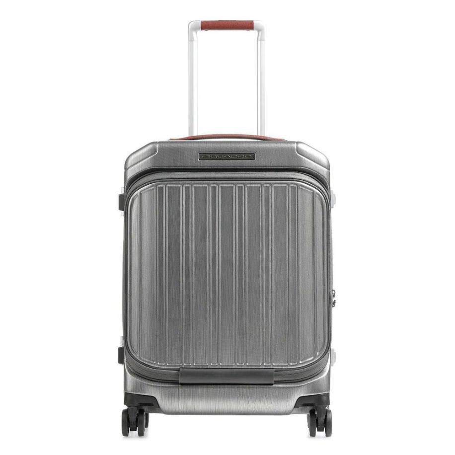 Piquadro PQ Light Frame Laptop Cabin Spinner 55 grey Grijs