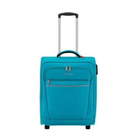 Travelite Cabin 2 Wiel Boardtrolley turquoise Zachte koffer