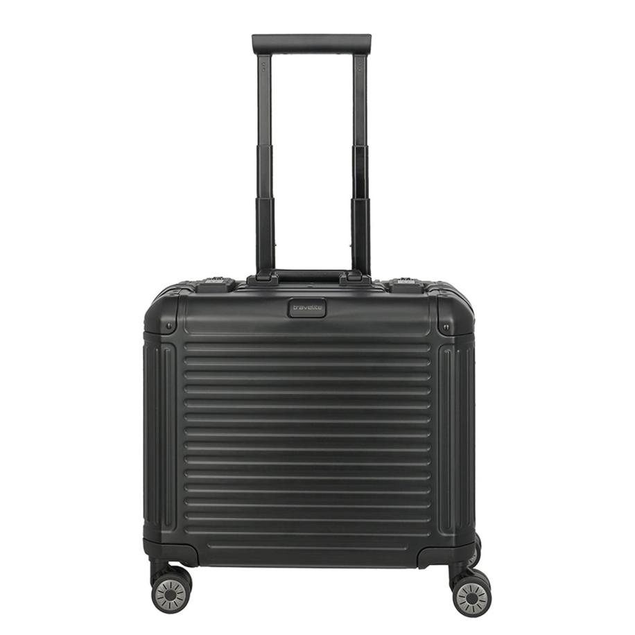 Travelite Next 4W Business Wheeler black matt Zwart