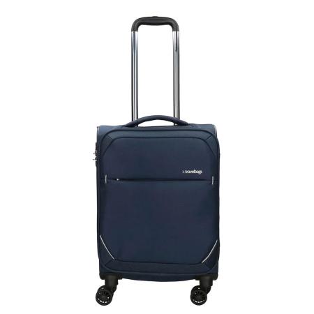 Travelbags The Base Soft Trolley S dark blue Zachte koffer