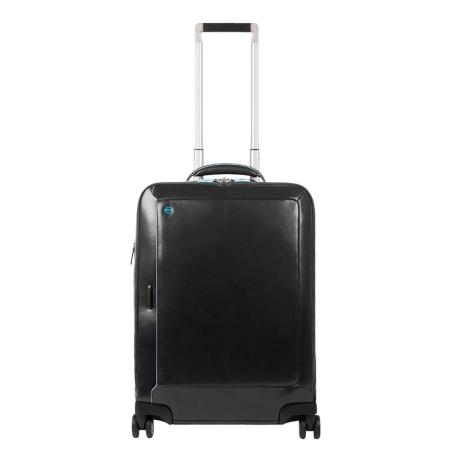 Piquadro Blue Square Cabin Trolley Front Pocket 15.6 black