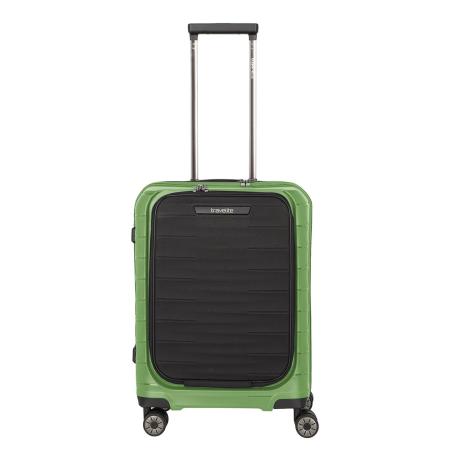Travelite Mooby 4w Trolley S Frontpocket green