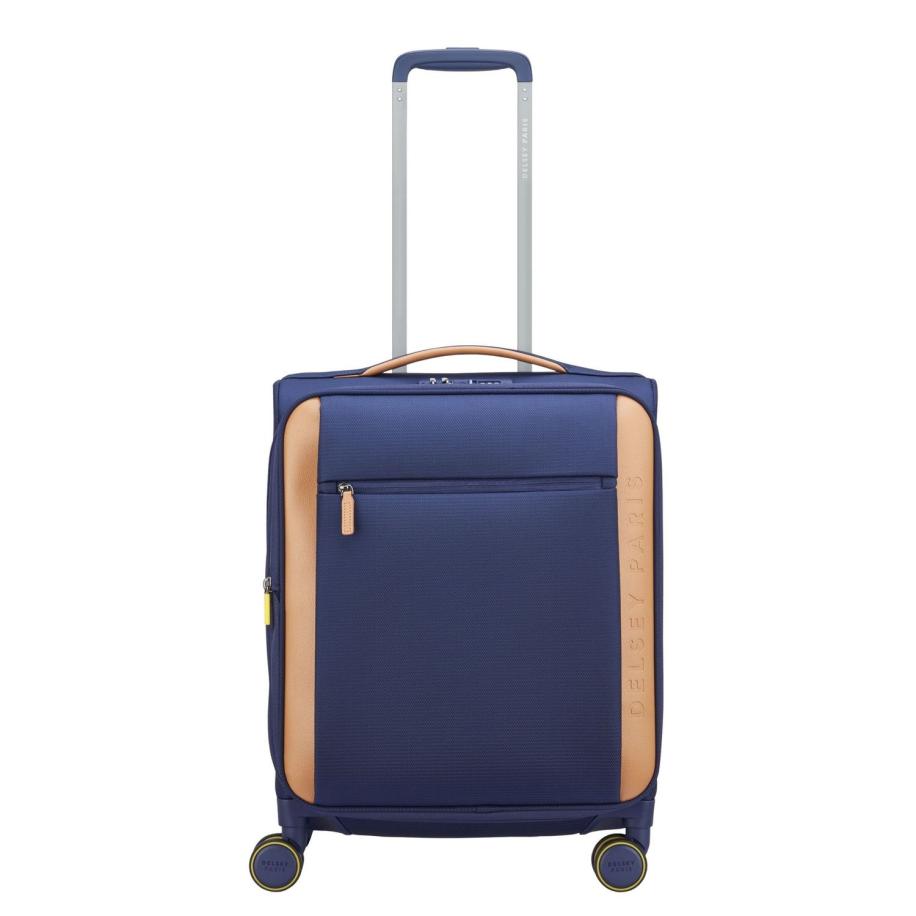 Delsey Montmartre 3 Cabin Trolley 55/40 Expandable navy blue Blauw