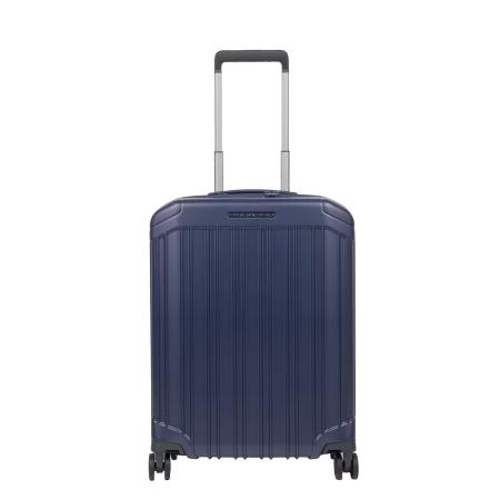 Piquadro PQ-Light Cabin Trolley 55 cobalt blue