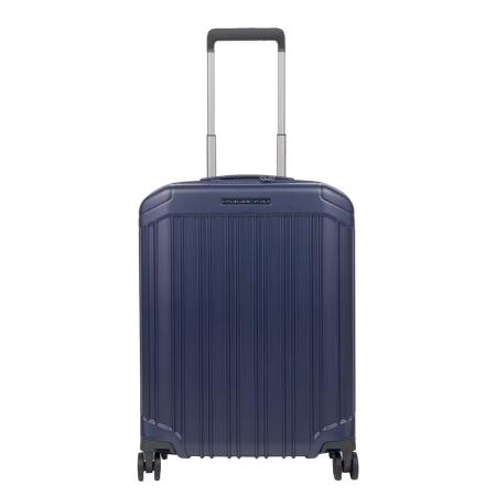 Piquadro PQ-Light Cabin Trolley 55 cobalt blue