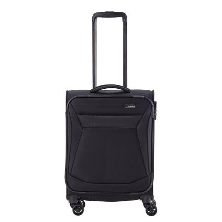 Travelite Chios 4 Wiel Trolley S black Zachte koffer