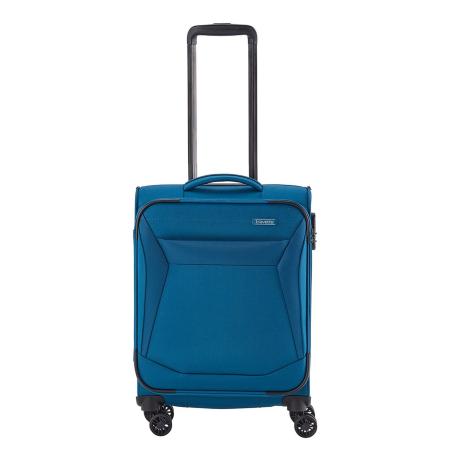 Travelite Chios 4 Wiel Trolley S petrol Zachte koffer