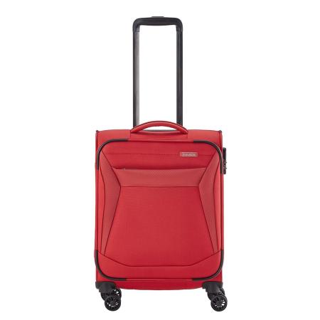 Travelite Chios 4 Wiel Trolley S red Zachte koffer