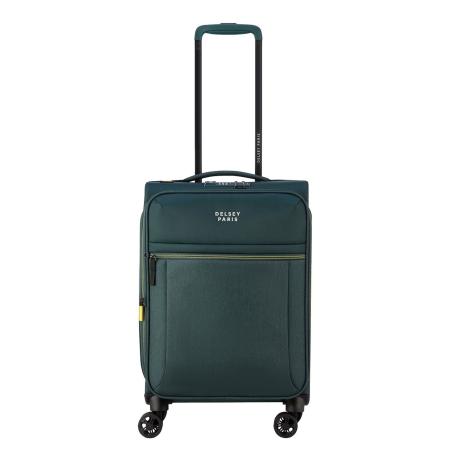 Delsey Brochant 3 Cabin Trolley 55 Expandable pine green